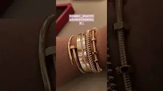 Trying Cartier ECROU Yellow Gold with my Stack|LOVE|CLASH|CLOU #modshots