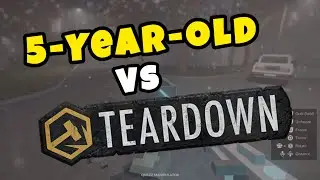 💥 5-Year-Old vs. TEARDOWN (PS5) Chaos, Crashes & Creative Destruction! 🚧