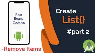 List {} (part2) [Android Studio Tutorial] #androidstudiotutorial #codewithpatrick #createandroidapp