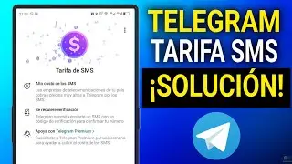 ✅ C&oacute;mo SOLUCIONAR el Problema de TARIFA SMS en Telegram | No llega c&oacute;digo de verificaci&oacute;n telegram