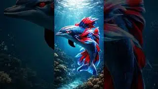 FIGHTER &times; DOLPHIN 🐬| The Deep Awakens✨️#shorts #aiart #viral