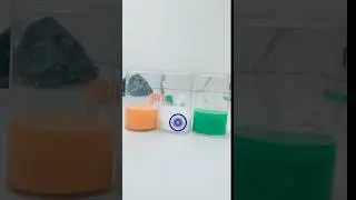 Creative Indian 🇮🇳 flag using Glass || Tricolour in Glasses|Unique Tricolour Art🎨