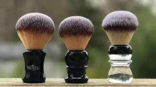 RazoRock Plissoft Brushes - A Comparison of softness