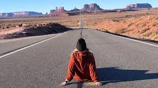 Photo montage of our travel from Kayenta, UT to Cortez, CO