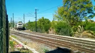 333+segundo tren militar entrando a Mérida trayecto Badajoz-Zaragoza