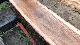 Sawing my First White Oak Log on the Timberking 1220