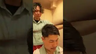 新人理容師がタオルドライに挑戦〜