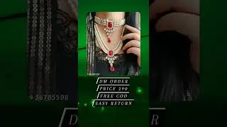 Princess Fusion Jewellery Sets Only 290 Dm Order Free COD #shorts #ytshorts #jewellery #jewelry