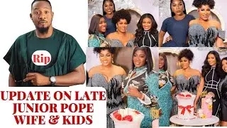 Late Junior Pope Wife Surprise Birthday Dinner. Destiny Etiko, May Yul Edochie, Mercy Johnson.