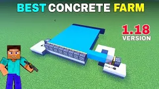 [ 1.18 ] EASIEST CONCRETE FARM IN MINECRAFT FOR JAVA AND BEDROCK EDITION | AUTOMATIC CONCRETE FARM |