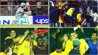 Ayush Badoni's Six Hits CSK Fan on the Head in the Stadium | IPL 2022 LSG vs CSK