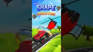 Race and Run Games! Shape Evolution Gameplay! #gameplay #evolution #run #shorts #top #gaming