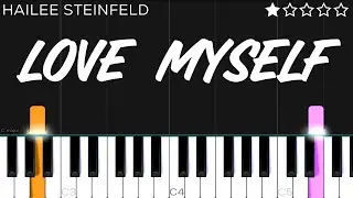 Hailee Steinfeld - Love Myself | EASY Piano Tutorial