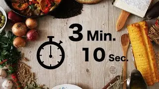 Cooking Timer ∥ 3 Minutes 10 Seconds Countdown