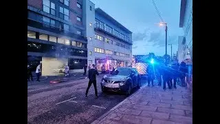 Major fire in Glasgow's Hydepark Street as blaze breaks out in car park