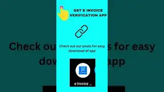 Must check #gst #official #einvoice #verifier #app #qrcode #shorts #youtubeshorts #verification