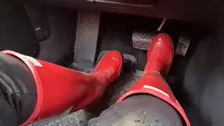 Hunter Original Tall rot Auto fahren