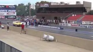 Kauffman Racing Equipment Blown Pontiac Alcohol Dragster @ Norwalk - 6.45 @ 220