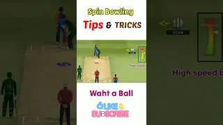 Real cricket 24 Head mode T20 Bowling tips and tricks #shorts #rc24