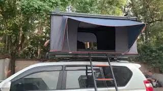 Latest Everlead Outdoor Aluminum Shell POPUP rooftop tent