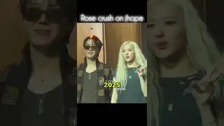 BTS and blackpink cush name wait for rose crush 🥰😍 #jhope #ros&eacute;
