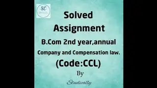 B.Com sol 2nd Year Company and Compensation Law Solved Assignment