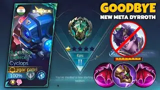 HARD MATCH !! CYCLOPS SOLO RANK HARD CARRY INTENSE GAMEPLAY ! NEW SEASON NEW BEST BUILD CYCLOPS 2025