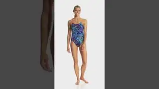 TYR Women's Machu Crosscutfit Tieback One Piece Swimsuit | SwimOutlet.com