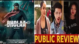 BHOLAA WEEKEND PUBLIC CRAZY REACTIONS! BHOLLA FILM REVIEW.