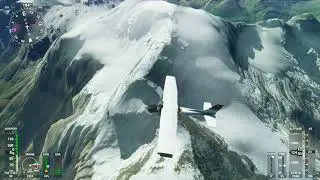 Microsoft Flight Simulator 2020 - Auvergne-Rh&ocirc;ne-Alpes region in south-eastern France