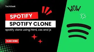A Spotify clone created using HTML, CSS, and JavaScript