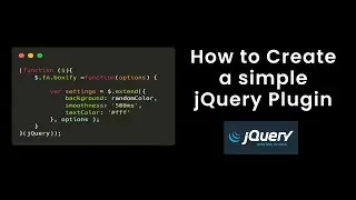 How To Create Jquery Plugin | Change Random Background Color On Page Reload