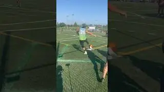 TurfWars | over his head! #espnkickball #football #kickball #turfwars #espn #homerun #highlights