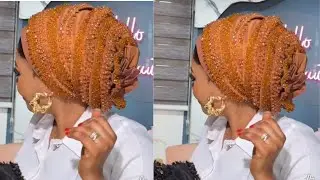 How To Make Beaded Turban Cap Base//How To Embellish Your Turban With Crystal Beads.#diy  #beading