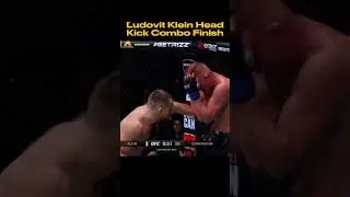 Ľudovit Klein HeadKick Combo Finish. He fights at #ufcvegas107 #headkickpod