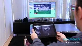 Simultaneous multi-screen media service for a live TV show