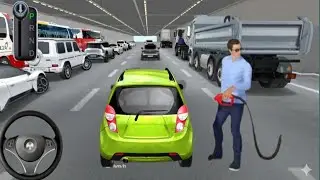 New Green Chevrolet Spark highway tunnel Emergency Exit Door&ndash;3d driving class game 2026#cardriving 