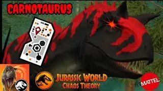 Jurassic World Chaos Theory 2025 Facts App Scan Code!! Roarin&rsquo; Real Feel Carnotaurus!!