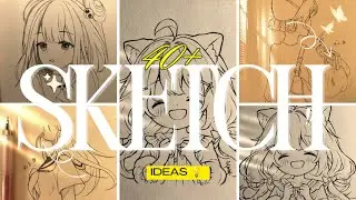 Easy Aesthetic Sketch Ideas for Beginners | Simple & Beautiful Drawing Ideas ✏️