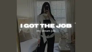 ᯓ★ I GOT THAT JOB ᯓ★ ᴅʀᴇᴀᴍ ᴊᴏʙ ꜱᴜʙʟɪᴍɪɴᴀʟ