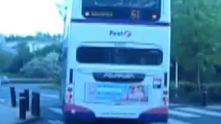Route 51 First Yorkshire Volvo B7TL Wright Eclipse Gemini 32692 (YJ06 XLK) Drive Off Hoover
