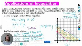 System of Inequalities   Applications