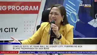 COMELEC Bicol at isang mall sa Legazpi City, pumirma ng MOA bilang paghahanda sa 2026 BSKE