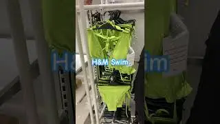 #hm #swim suit and #bikini drop - new styles for the season #shoppingvlog