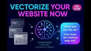🚀 Turn Your Website into a Vector Database (No Code) | Fastest Way to Make Your Site AI-Ready
