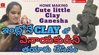 Very easy Ganpati idol making process in clay | How to make Ganpati |#art #diy #navaratri #diycrafts