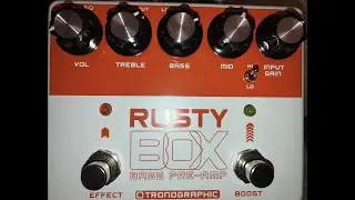 Tronographic Rusty Box Bass Pedal in Full Mix