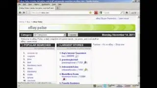 HTDA - Using Ebay Pulse to Find Popular Products