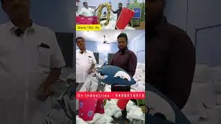 Pillow Manufacturing Factory Unit Coimbatore Wholesale Retail Available #sasitalkies