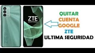 eliminar frp ZTE android 8 quitar cuenta google ultima seguridad SOLUCION